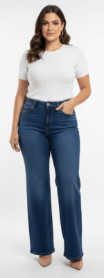 Wide-Leg Jeans
