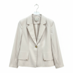 Veste Blazer Femme Beige Classique ZACCIA