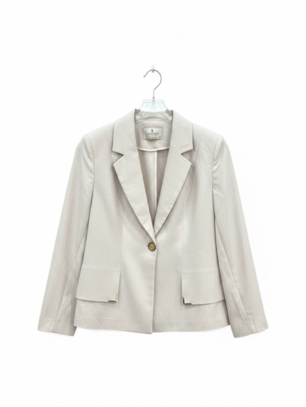Veste Blazer Femme Beige Classique ZACCIA