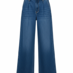 jean large trendy bleu foncé