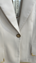 Veste Blazer Femme Beige Classique ZACCIA