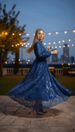 robe pablo bleu nuit