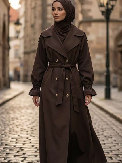 Élégance intemporelle : manteau aysima