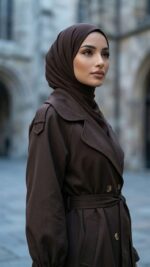 Élégance intemporelle : manteau aysima