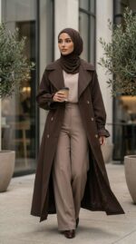 Élégance intemporelle : manteau aysima
