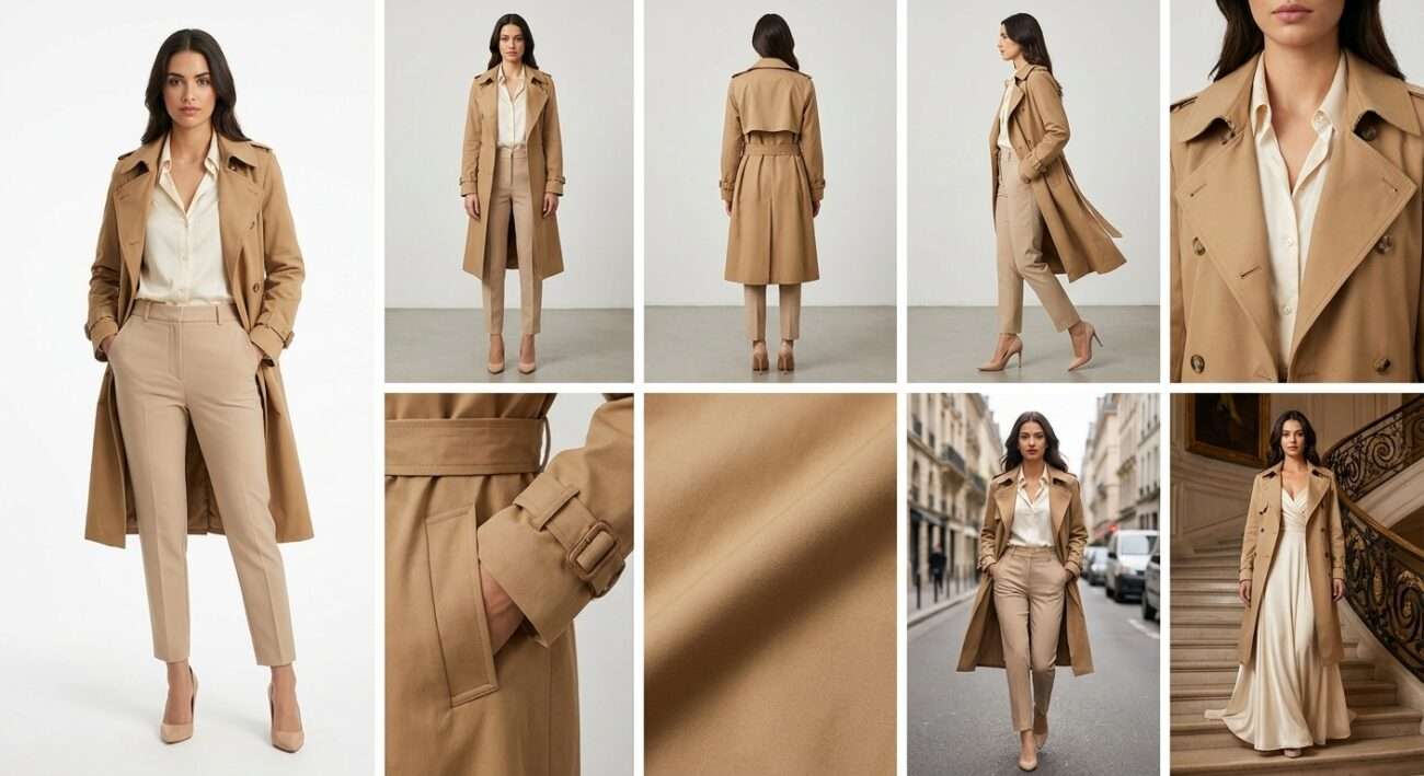 trench camel iconique  blue day's