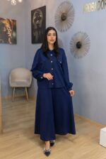 ensemble deux pièces bleu nuit