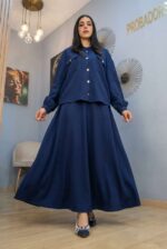 ensemble deux pièces bleu nuit