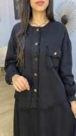 Ensemble Jupe et Veste Noir – Image 5