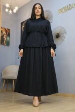 Ensemble Jupe et Chemise Gris Anthracite