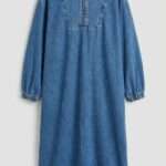 Robe en Jean Longue – Confort Absolu et Style Sport-Chic
