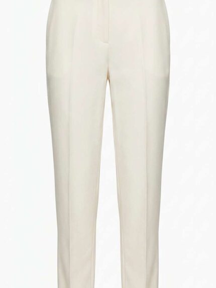 Pantalon Blanc Classique – L'Élégance Épurée et Structurée