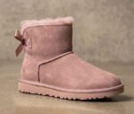Bottines en cuir marron foncé