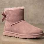Bottines en cuir marron foncé