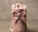 Bottines en cuir marron foncé