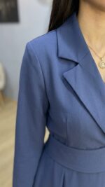 Robe Longue Bleu – Élégance Modest Fashion et Charme Majestueux