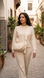 Sac Bandoulière Demi-Lune – Style Minimaliste et Confort Quotidien