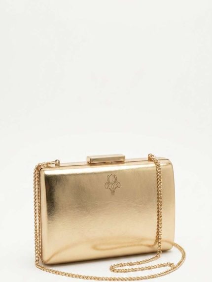 Pochette de Soirée Dorée – Éclat Métallique et Style Prestige