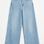 Jean Large Bleu Clair – Coupe Wide-Leg et Allure Rétro-Chic