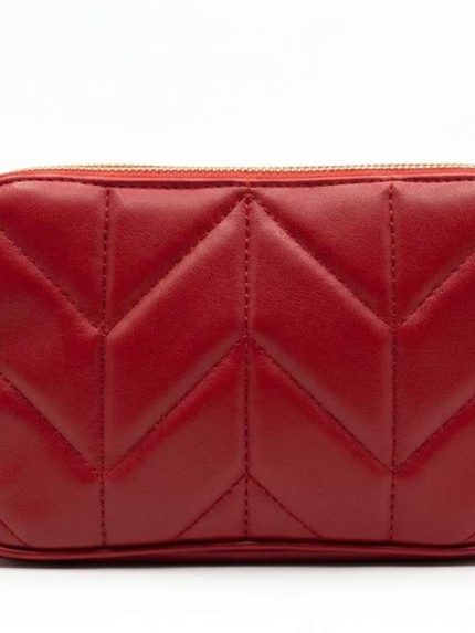 Sac bandoulière matelassé rouge