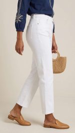 Jean Blanc Large – Coupe Wide-Leg et Style Moderne