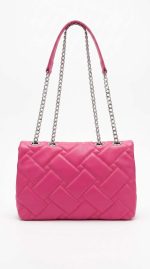 Sac Matelassé Rose Fuchsia – Un Style Couture et Audacieux