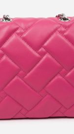 Sac Matelassé Rose Fuchsia – Un Style Couture et Audacieux