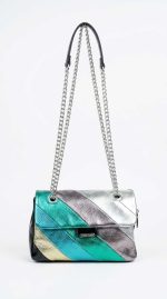 Sac Bandoulière Métallisé Multicolore – Éclat Moderne et Design Audacieux