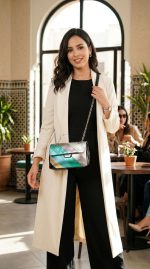 Sac Bandoulière Métallisé Multicolore – Éclat Moderne et Design Audacieux