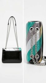Sac Bandoulière Métallisé Multicolore – Éclat Moderne et Design Audacieux