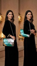 Sac Bandoulière Métallisé Multicolore – Éclat Moderne et Design Audacieux