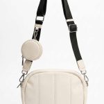 Sac Bandoulière Blanc – Design Urbain avec Mini Pochette Intégrée