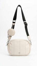 Sac Bandoulière Blanc – Design Urbain avec Mini Pochette Intégrée