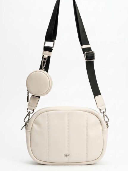 Sac Bandoulière Blanc – Design Urbain avec Mini Pochette Intégrée
