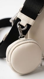 Sac Bandoulière Blanc – Design Urbain avec Mini Pochette Intégrée