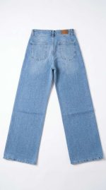 Jean large bleu classique – Le Basique Wide-Leg Incontournable