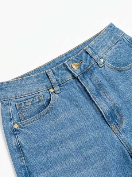 Jean Large Denim Classique – Le Basique Wide-Leg Incontournable