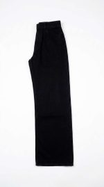 Jean Large Noir – Coupe Wide-Leg et Élégance Intemporelle