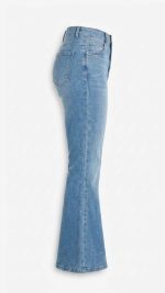 Jean Flare Taille Haute – Allure Rétro-Chic et Fabrication Marocaine