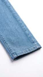 Jean Slim Taille Haute Bleu – Coupe Sculptante et Basique Intemporel