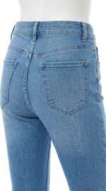 Jean Slim Taille Haute Bleu – Coupe Sculptante et Basique Intemporel