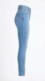 Jean Slim Taille Haute Bleu – Coupe Sculptante et Basique Intemporel