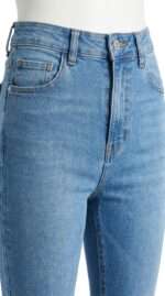 Jean Slim Taille Haute Bleu – Coupe Sculptante et Basique Intemporel