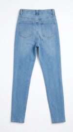 Jean Slim Taille Haute Bleu – Coupe Sculptante et Basique Intemporel