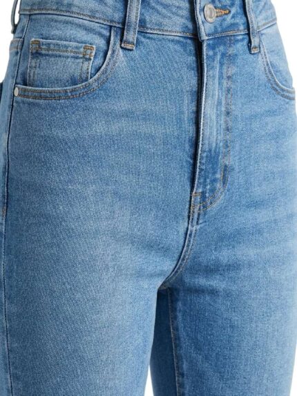 Jean Slim Taille Haute Bleu – Coupe Sculptante et Basique Intemporel