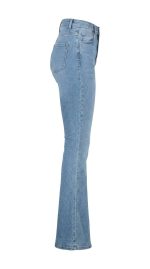 Jean Flare Bleu Clair – Coupe Évasée et Délavage Lumineux