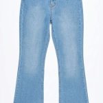 Jean Droit Bleu Clair – Coupe Straight et Basique Intemporel