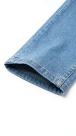 Jean Droit Taille Haute Bleu – Confort Absolu et Coupe Classique