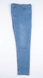 Jean Droit Taille Haute Bleu – Confort Absolu et Coupe Classique