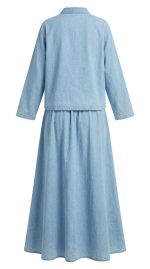 Ensemble Jupe Denim Deux Pièces – Charme Décontracté et Esprit Bohème